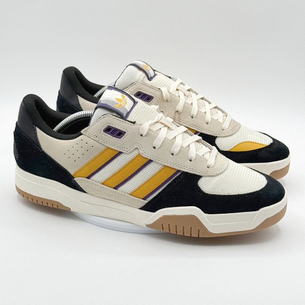 Adidas Tekkira Cup Skate Shoes Size 10 Mens White/Yellow/Black HQ5065, NEW